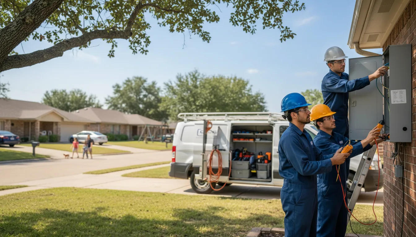 Certified electrician providing emergency electrical services in Presto, PA
